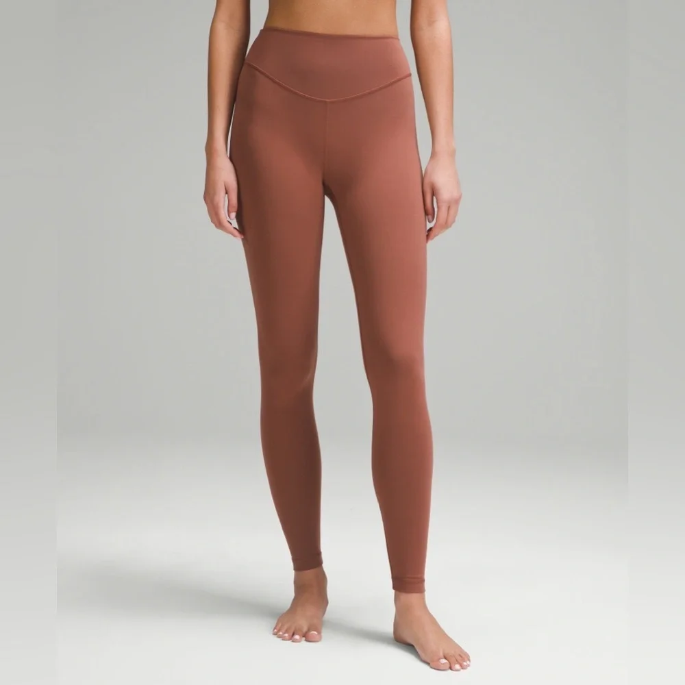 Lululemon Wunder Under SmoothCover High-Rise Tight 28" Leggings Ancient copper - Picture 1 of 5